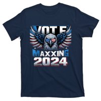 Eagle With American Flag Glasses Vote Maxing 2024 T-Shirt