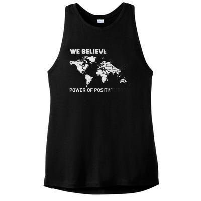 ESL We Believed The Power Of Positive Syntax Funny ESOL Ladies PosiCharge Tri-Blend Wicking Tank