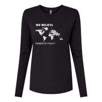 ESL We Believed The Power Of Positive Syntax Funny ESOL Womens Cotton Relaxed Long Sleeve T-Shirt