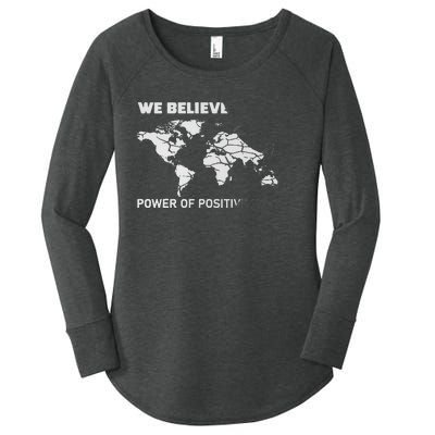 ESL We Believed The Power Of Positive Syntax Funny ESOL Women's Perfect Tri Tunic Long Sleeve Shirt