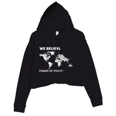 ESL We Believed The Power Of Positive Syntax Funny ESOL Crop Fleece Hoodie