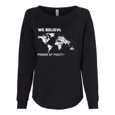 ESL We Believed The Power Of Positive Syntax Funny ESOL Womens California Wash Sweatshirt