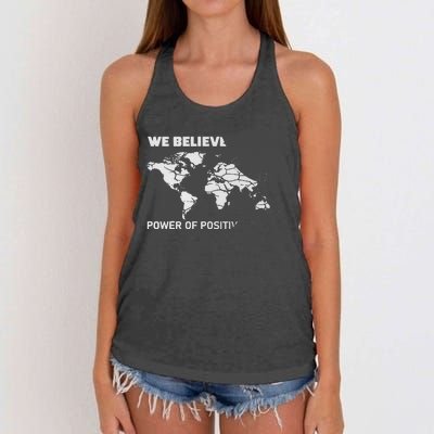 ESL We Believed The Power Of Positive Syntax Funny ESOL Women's Knotted Racerback Tank