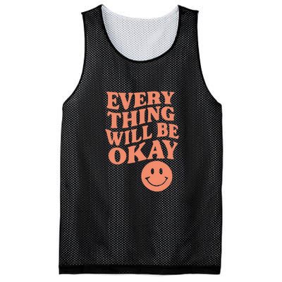 Everything Will Be Okay Mesh Reversible Basketball Jersey Tank