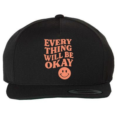 Everything Will Be Okay Wool Snapback Cap