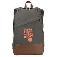 Everything Will Be Okay Cotton Canvas Backpack