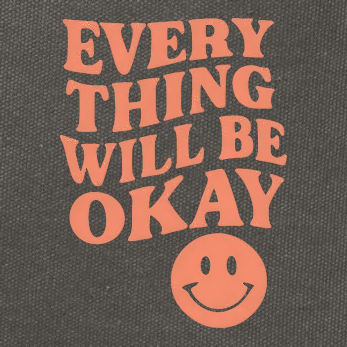 Everything Will Be Okay Cotton Canvas Backpack
