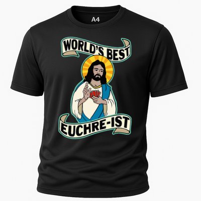 Euchre WorldS Best Euchre Ist Jesus Pun Performance Shirt
