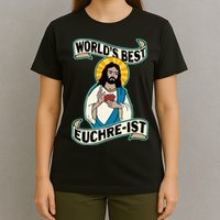 Euchre WorldS Best Euchre Ist Jesus Pun T-Shirt