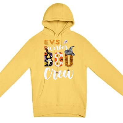 Evs Worker Boo Crew Halloween Environmental Services Match Gift Premium Pullover Hoodie