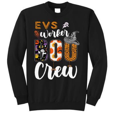 Evs Worker Boo Crew Halloween Environmental Services Match Gift Sweatshirt