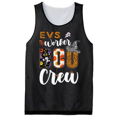 Evs Worker Boo Crew Halloween Environmental Services Match Gift Mesh Reversible Basketball Jersey Tank