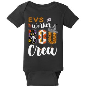 Evs Worker Boo Crew Halloween Environmental Services Match Gift Baby Bodysuit