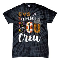 Evs Worker Boo Crew Halloween Environmental Services Match Gift Tie-Dye T-Shirt