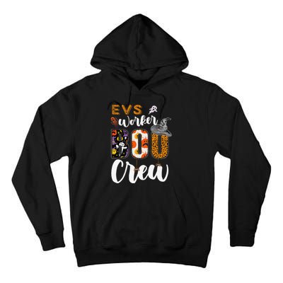 Evs Worker Boo Crew Halloween Environmental Services Match Gift Tall Hoodie