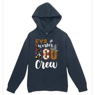 Evs Worker Boo Crew Halloween Environmental Services Match Gift Urban Pullover Hoodie