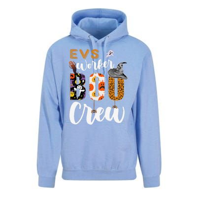 Evs Worker Boo Crew Halloween Environmental Services Match Gift Unisex Surf Hoodie