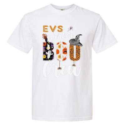 Evs Worker Boo Crew Halloween Environmental Services Match Gift Garment-Dyed Heavyweight T-Shirt