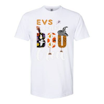 Evs Worker Boo Crew Halloween Environmental Services Match Gift Softstyle CVC T-Shirt