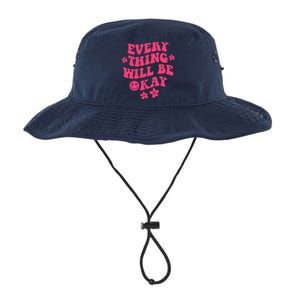 Everything Will Be Okay Positive Quote With Words On Back Legacy Cool Fit Booney Bucket Hat