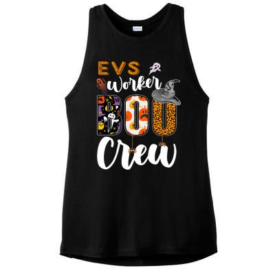 Evs Worker Boo Crew Halloween Environmental Services Match Ladies PosiCharge Tri-Blend Wicking Tank