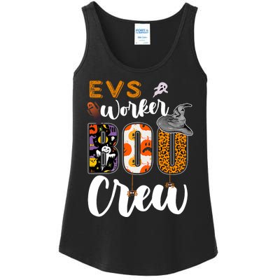 Evs Worker Boo Crew Halloween Environmental Services Match Ladies Essential Tank