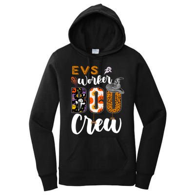 Evs Worker Boo Crew Halloween Environmental Services Match Women's Pullover Hoodie