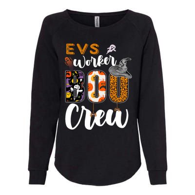 Evs Worker Boo Crew Halloween Environmental Services Match Womens California Wash Sweatshirt