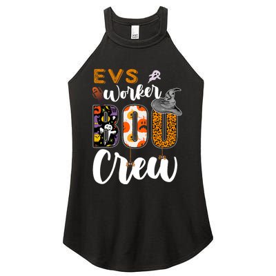 Evs Worker Boo Crew Halloween Environmental Services Match Women's Perfect Tri Rocker Tank