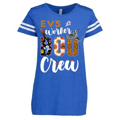 Evs Worker Boo Crew Halloween Environmental Services Match Enza Ladies Jersey Football T-Shirt