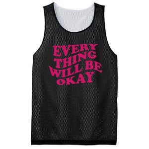 Everything Will Be Okay Mesh Reversible Basketball Jersey Tank