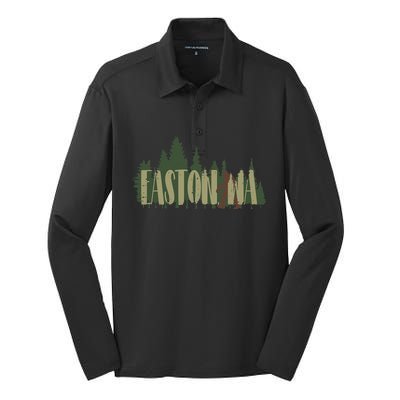 Easton WA Bigfoot Silk Touch Performance Long Sleeve Polo