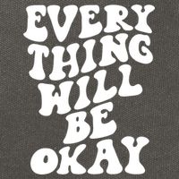 Everything Will Be Okay Cotton Canvas Backpack