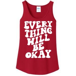 Everything Will Be Okay Ladies Essential Tank