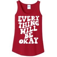 Everything Will Be Okay Ladies Essential Tank