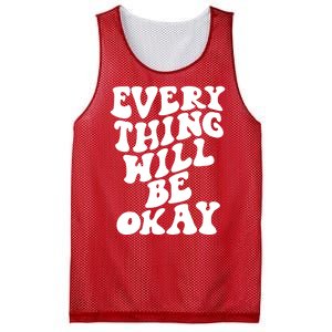 Everything Will Be Okay Mesh Reversible Basketball Jersey Tank