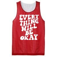 Everything Will Be Okay Mesh Reversible Basketball Jersey Tank