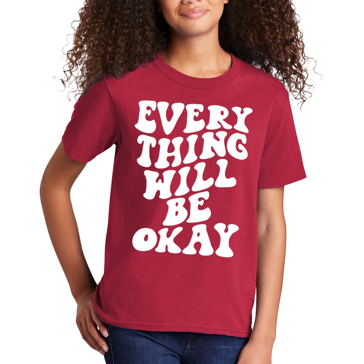 Everything Will Be Okay Kids T-Shirt