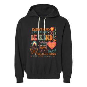 Everything Will Be Okay Mental Health Garment-Dyed Fleece Hoodie