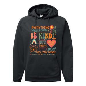 Everything Will Be Okay Mental Health Performance Fleece Hoodie