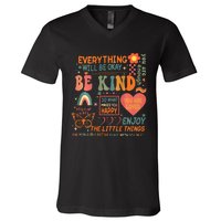 Everything Will Be Okay Mental Health V-Neck T-Shirt