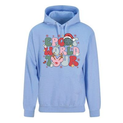 Epcot World Christmas Xmas Holiday Unisex Surf Hoodie