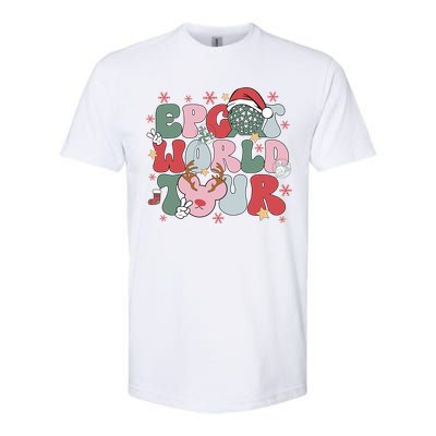 Epcot World Christmas Xmas Holiday Softstyle CVC T-Shirt