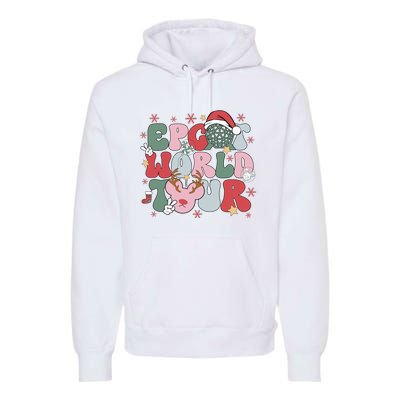 Epcot World Christmas Xmas Holiday Premium Hoodie