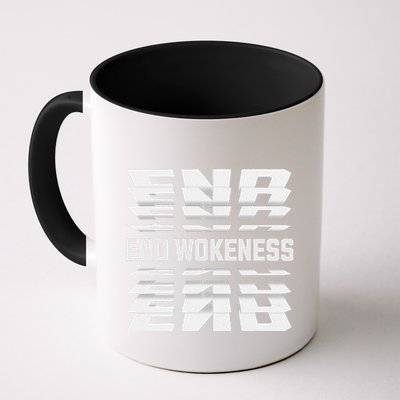 End Wokeness Conservative Political Humor Trump 2024 Funny Mug
