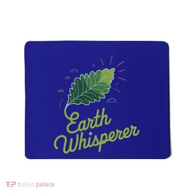 Earth Whisperer Cute Leaf Squad Nature Lover Save Trees Gift Mousepad