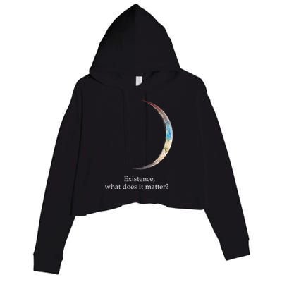 Existence What Does It Matter Astronomy Physics Crop Fleece Hoodie