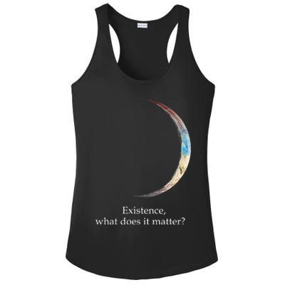 Existence What Does It Matter Astronomy Physics Ladies PosiCharge Competitor Racerback Tank
