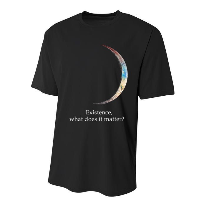 Existence What Does It Matter Astronomy Physics Youth Performance Sprint T-Shirt