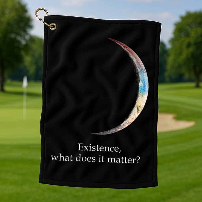 Existence What Does It Matter Astronomy Physics Golf Towel